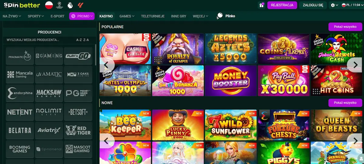 Spinbetter screenshot